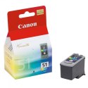 Canon oryginalny ink / tusz CL51, color, 330s, 3x7ml, 0618B001, Canon iP2200, iP6210D, MP150, MP170, MP450