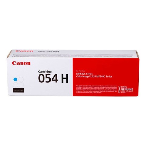 Canon oryginalny toner 054HC, cyan, 2300s, 3027C002, high capacity, Canon i-SENSYS LBP621Cw, 623Cdw, MF641Cw, 643Cdw, 645Cx