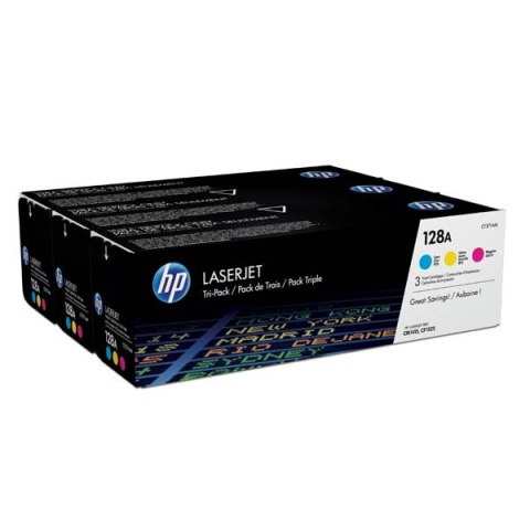 HP oryginalny toner CF371AM, CMY, 3900 (3x1300)s, HP 128A, HP LaserJet+, N, 3x800g, 3szt