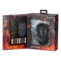 Defender Mysz OverLord GM-890 3200DPI optyczna 6kl. 1 scroll przewodowa USB czarna do gry RGB