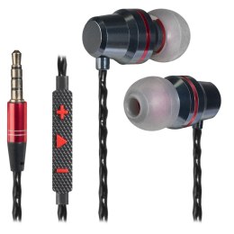 Defender Tanto słuchawki z mikrofonem regulacja głośności czarna 2.0 douszne 3.5 mm jack