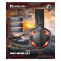 Defender Warhead G-370 Gaming Headset słuchawki z mikrofonem regulacja głośności czarno-czerwona 2.0 2x 3.5 mm jack + USB