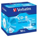 Verbatim CD-R, 43428, DataLife, 10-pack, 800MB, Extra Protection, 40x, 90min., 12cm, bez możliwości nadruku, jewel box, Standard