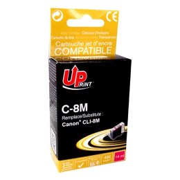 UPrint kompatybilny ink  tusz z CLI8M magenta 14ml C-8M dla Canon iP4200 iP5200 iP5200R MP500 MP800 z chipem