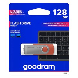 Goodram USB flash disk  3.0  128GB  UTS3  czerwona  UTS3-1280R0R11