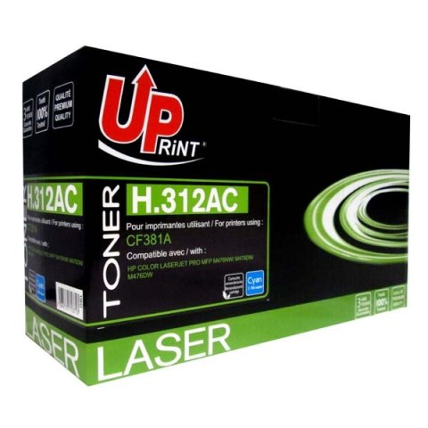 UPrint kompatybilny toner z CF381A, cyan, 2700s, H.312AC, dla HP Color LaserJet Pro MFP M476dn, MFP M476dw, MFP M47