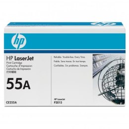 HP oryginalny toner CE255A, black, 6000s, HP 55A, HP LaserJet P3015, LaserJet Pro 500 MFP M521dn