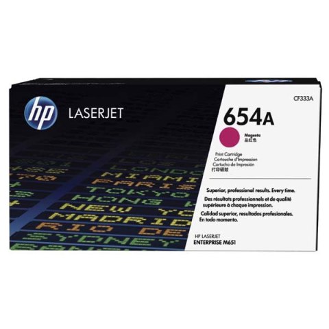 HP oryginalny toner CF333A, magenta, 15000s, HP 654A, HP Color LaserJet Enterprise M651dn, M651n, M651xh