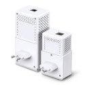 TP-LINK powerline (LAN przez 230V) TL-WPA7510KIT 2.4GHz i 5GHz extender wzmacniacz 750Mbps zintegrowana bateria anténa 802.