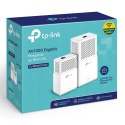 TP-LINK powerline (LAN przez 230V) TL-WPA7510KIT 2.4GHz i 5GHz extender wzmacniacz 750Mbps zintegrowana bateria anténa 802.