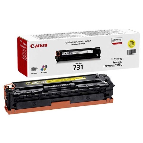 Canon oryginalny toner CRG731, yellow, 1500s, 6269B002, Canon LBP-7100Cn, 7110Cw, MF 8280Cw