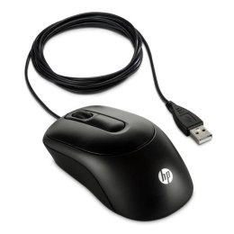 HP mysz X900 Wired mouse, 1000DPI, optyczna, 3kl., 1 scroll, przewodowa USB, czarna, Microsoft Windows Vista/7/8/10