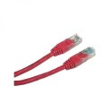 UTP patchcord, Cat.5e, RJ45 M-2m, nieekranowany, czerwony, economy