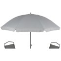 Zestaw mebli ogrodowych Milano stół 4 krzesła parasol szary