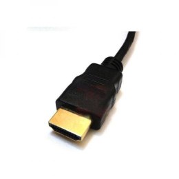 Kabel HDMI M- HDMI (micro) M, High Speed, 2m, pozłacane końcówki, czarna