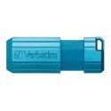 Verbatim USB flash disk, 2.0, 32GB, PinStripe USB, niebieski, 49057
