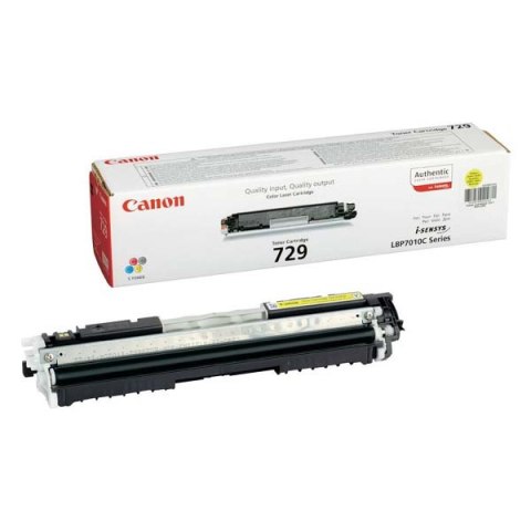 Canon oryginalny toner CRG729, yellow, 1000s, 4367B002, Canon LBP-7010, 7018