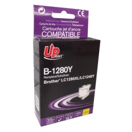 UPrint kompatybilny ink / tusz z LC-1280XLY, yellow, 1200s, 12ml, B-1280Y, high capacity, dla Brother MFC-J6910DW