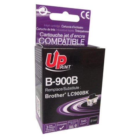 UPrint kompatybilny ink / tusz z LC-900BK, black, 21ml, B-900B, dla Brother DCP-110C, MFC-210C, 410C, 1840C, 3240C, 5440CN