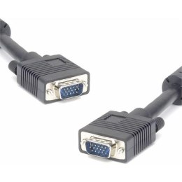Kabel VGA (D-sub) M- VGA (D-sub) M, 2m, chroniony, szara