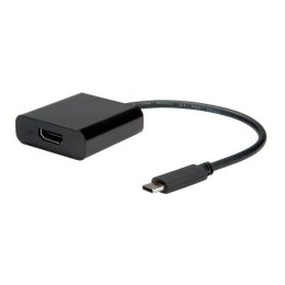 USB (3.1) Adapter, USB C (3.1) M-HDMI F, 0, czarny, plastic bag, 4K2K@60Hz