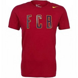 Koszulka męska Nike FC Barcelona Core Plus Tee bordowa 656528 620