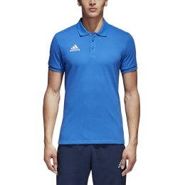 Koszulka męska adidas Tiro 17 Cotton Polo niebieska BQ2683