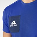Koszulka męska adidas Tiro 17 Tee niebieska BQ2660