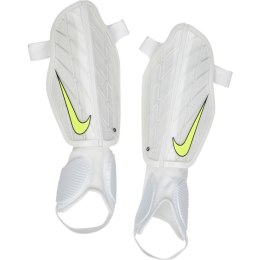 Ochraniacze piłkarskie Nike Protegga Flex biało żółte SP0313 100