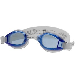 Okulary pływackie Aqua-speed Accent biało niebieskie 61 054
