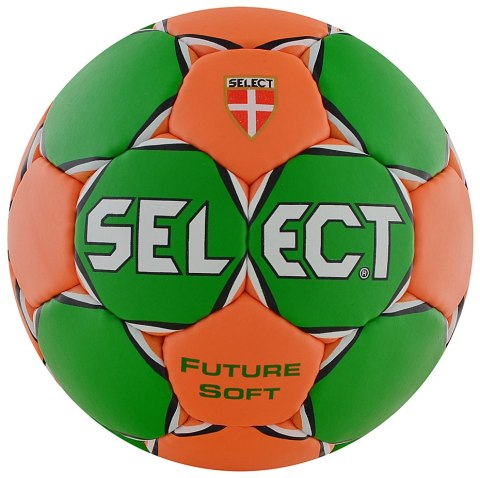 Piłka ręczna Select Future Soft Mikro 00 zielono-pomarańczowa