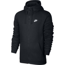 Bluza męska Nike M NSW Hoodie FZ FLC Club czarna 804389 010