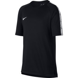 Koszulka dla dzieci Nike Breathe Squad SS Top JUNIOR czarna 859877 010