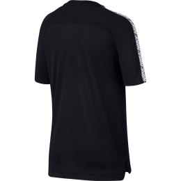 Koszulka dla dzieci Nike Breathe Squad SS Top JUNIOR czarna 859877 010