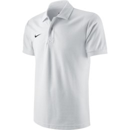 Koszulka dla dzieci Nike Team Core Polo JUNIOR biała 456000 100