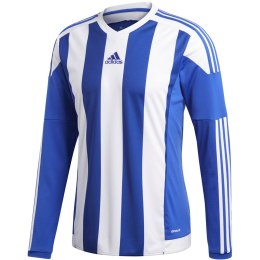 Koszulka dla dzieci adidas Striped 15 Jersey LS JUNIOR niebiesko-biała S17190