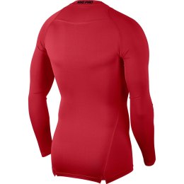 Koszulka męska Nike Pro Top Compression Crew LS czerwona 838077 657