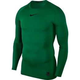 Koszulka męska Nike Pro Top Compression Crew LS zielona 838077 302