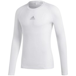 Koszulka męska adidas Alphaskin Sport LS Tee biała CW9487