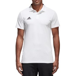 Koszulka męska adidas Condivo 18 Cotton Polo biała CF4377
