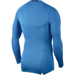 Koszulka męska Nike Pro Top Compression Crew LS jasnoniebieska 838077 412