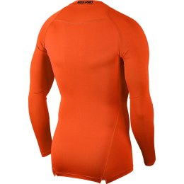 Koszulka męska Nike Pro Top Compression Crew LS pomarańczowa 838077 819