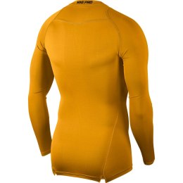 Koszulka męska Nike Pro Top Compression Crew LS żółta 838077 739