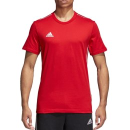 Koszulka męska adidas Core 18 Tee czerwona CV3982