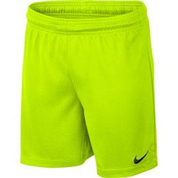 Spodenki dla dzieci Nike Park II Knit Short NB JUNIOR limonkowe 725988 702