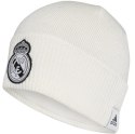 Czapka zimowa męska Real Madrid Beanie Cloud OSFM biała CY5614