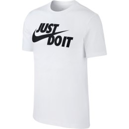 Koszulka męska Nike Tee Just do It Swoosh biała AR5006 100