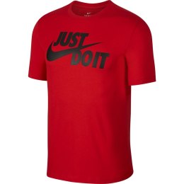 Koszulka męska Nike Tee Just do It Swoosh czerwona AR5006 657