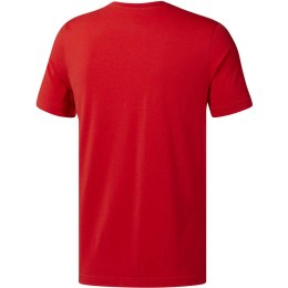Koszulka męska Reebok QQR Reebok Linear Read czerwona CW5377