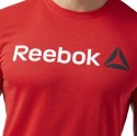 Koszulka męska Reebok QQR Reebok Linear Read czerwona CW5377